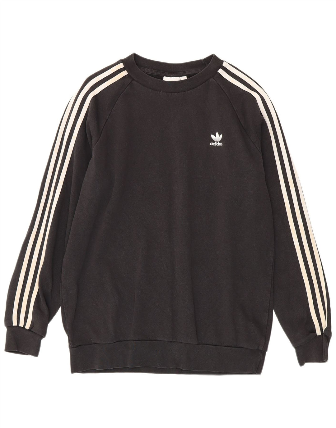Adidas Mens Sweatshirt Jumper Medium Black Cotton