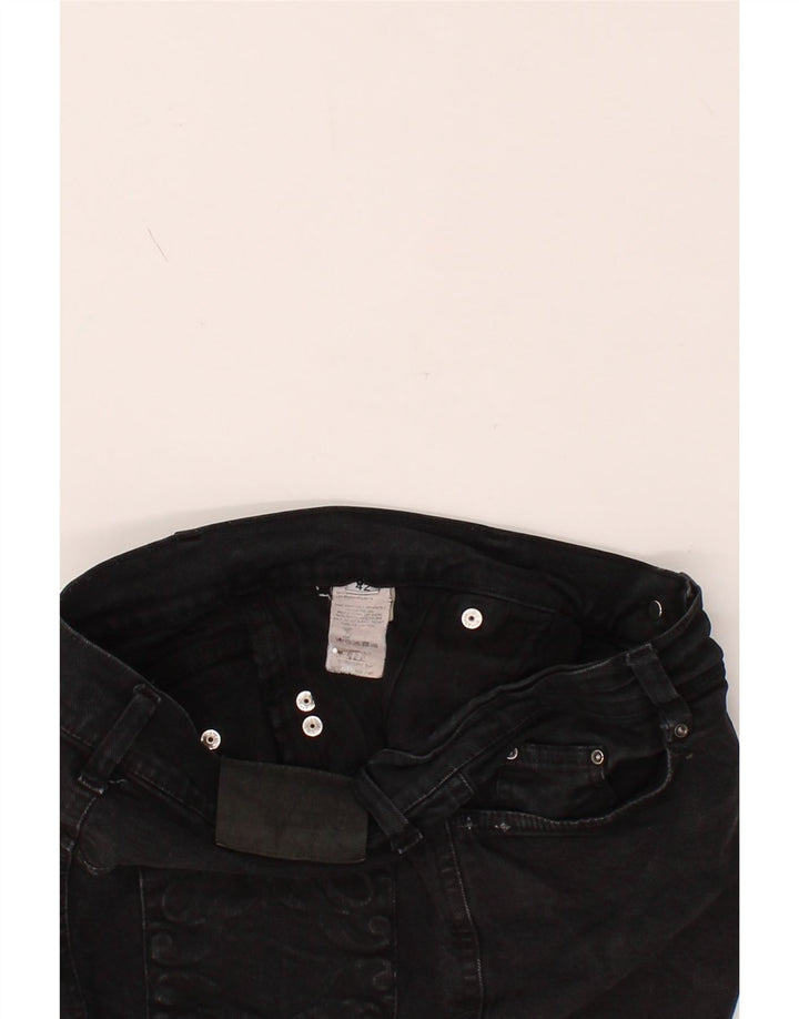 PATRIZIA PEPE Womens Denim Skirt IT 42 Medium W30  Black Cotton Vintage Patrizia Pepe and Second-Hand Patrizia Pepe from Messina Hembry 