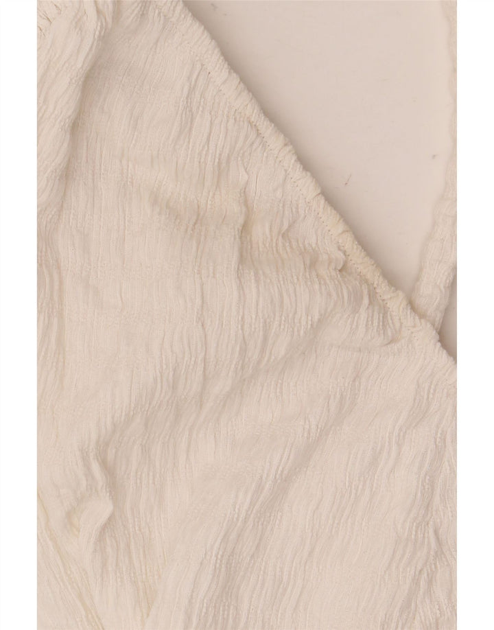Zara Womens Halter Tent Dress UK 14 Medium White