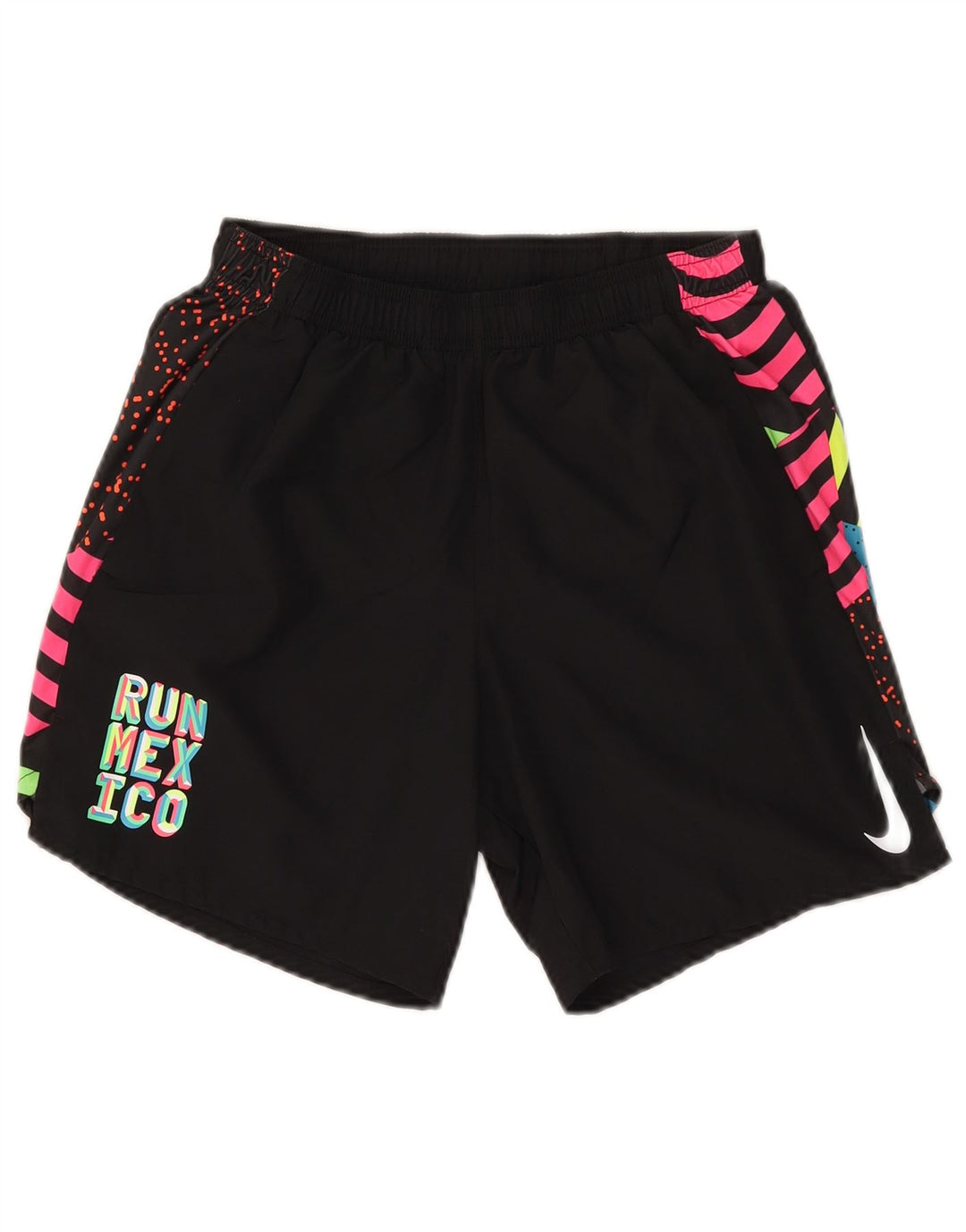 Nike Womens Dri Fit Graphic Sport Shorts Small Black