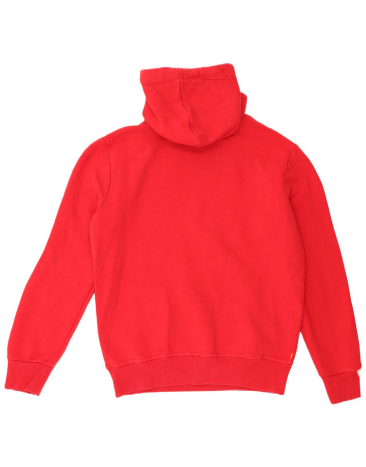 Superdry Mens Graphic Hoodie Jumper Large Red Cotton