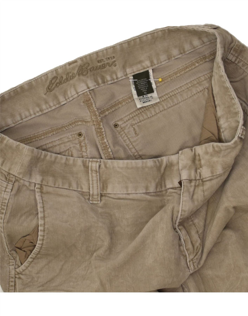 EDDIE BAUER Womens Bootcut Corduroy Trousers US 12 Large W34 L31  Beige | Vintage Eddie Bauer | Thrift | Second-Hand Eddie Bauer | Used Clothing | Messina Hembry 