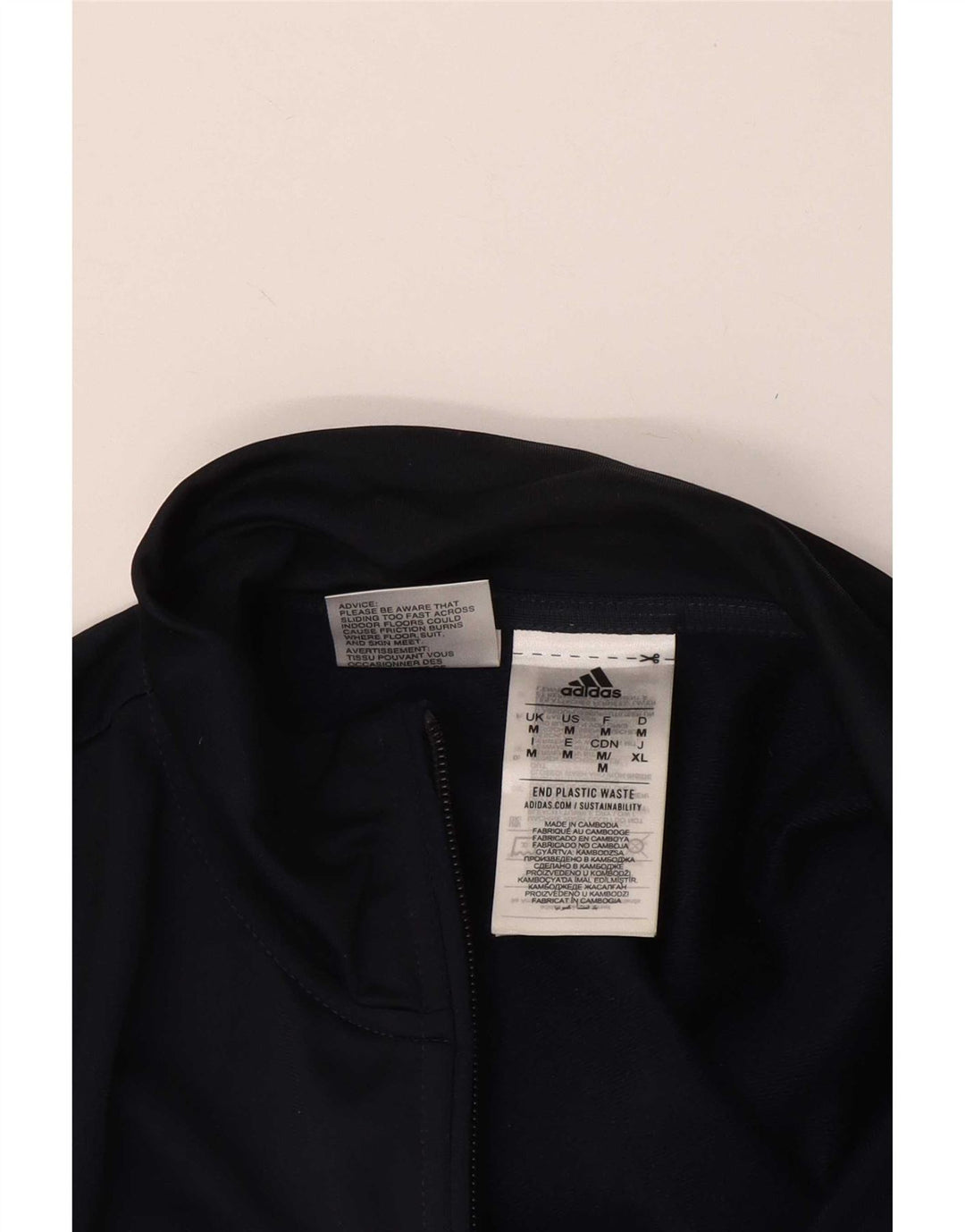 Nike Mens Tracksuit Top Jacket Medium Navy Blue Polyester