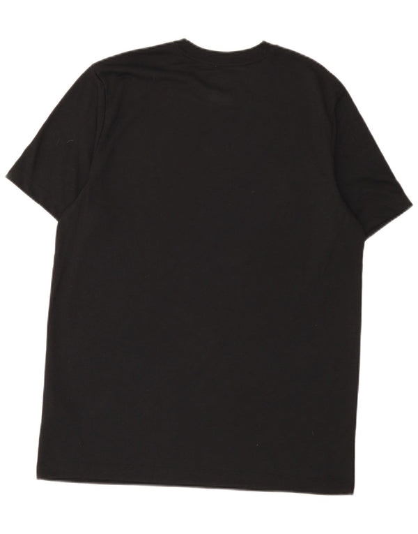 Nike Mens Dri Fit Graphic T-Shirt Top Medium Black Polyester