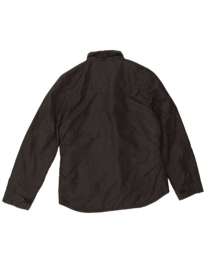 Levi's Womens Oversized Windbreaker Jacket UK 10 Small Black Polyester