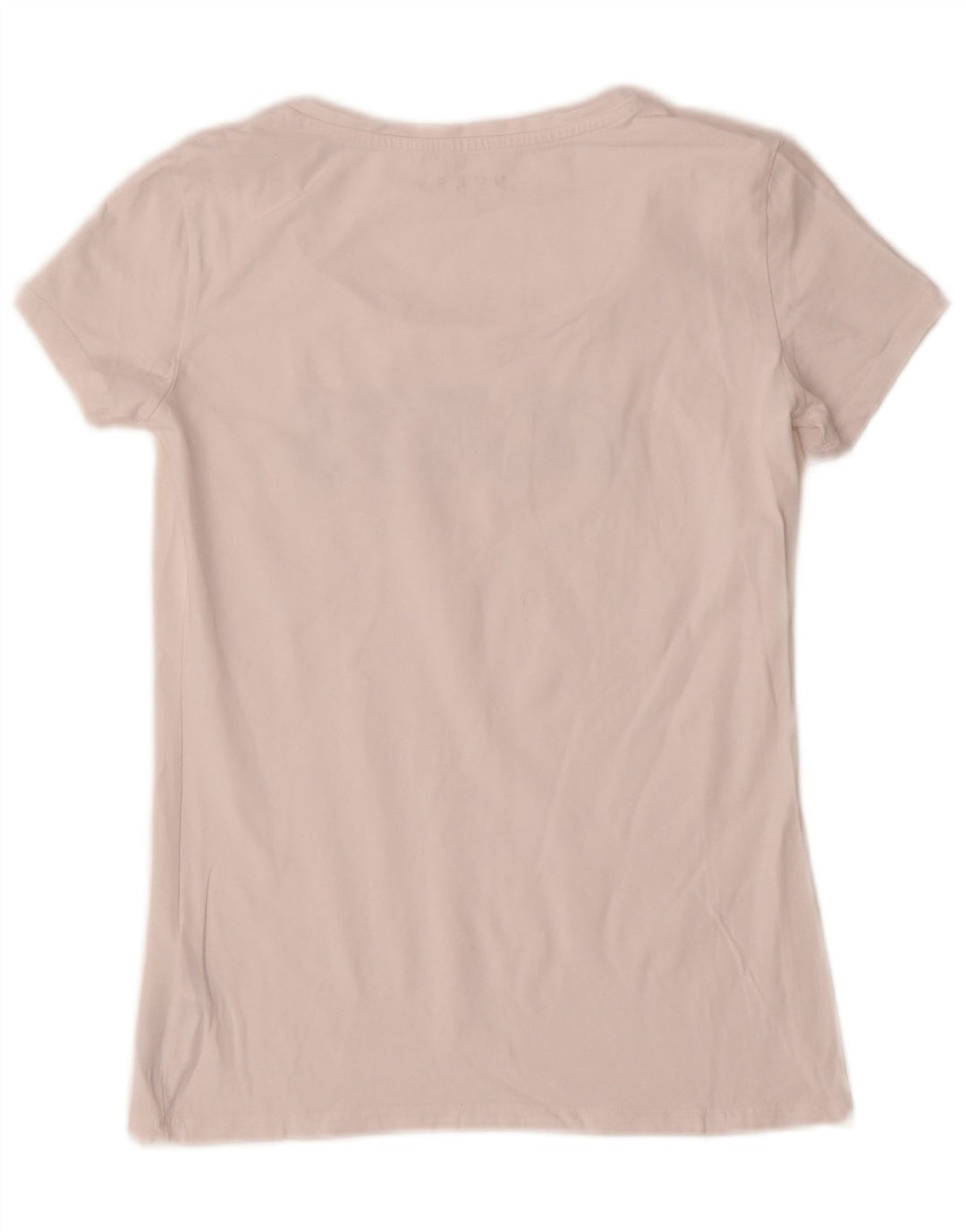Guess Womens Graphic T-Shirt Top UK 8 Small White Cotton