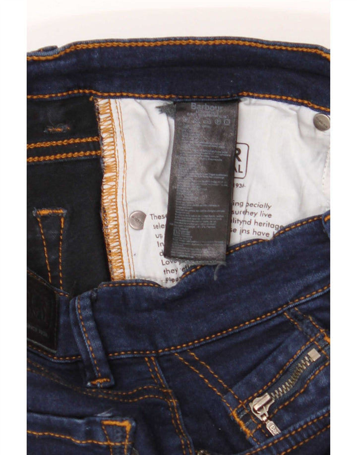 Barbour Womens Slim Jeans W30 L31 Navy Blue Cotton