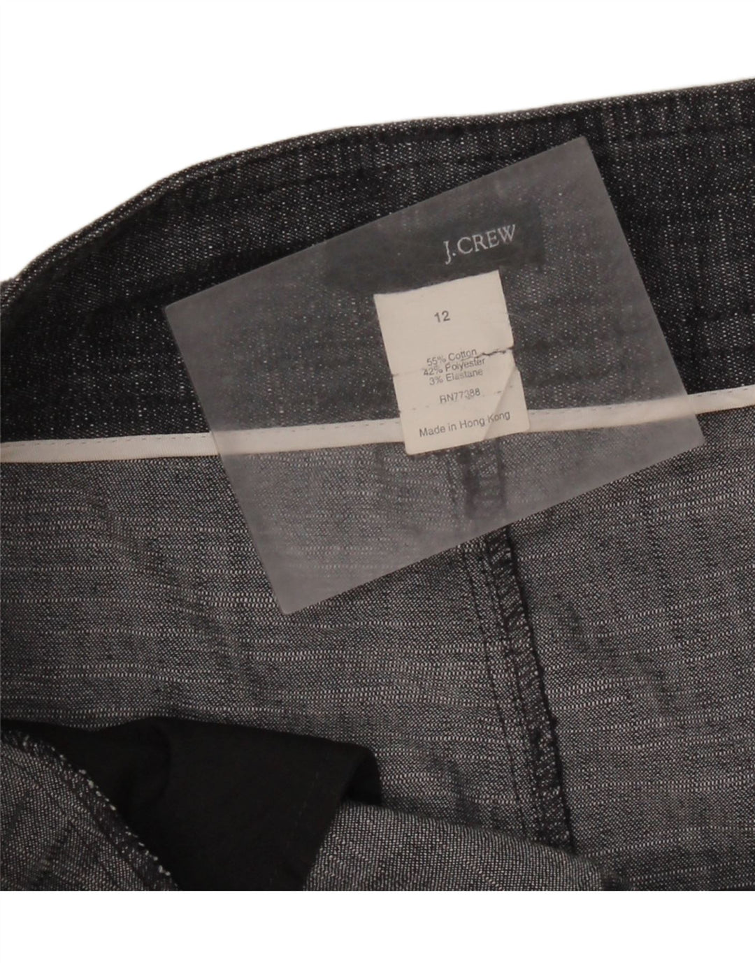 J. CREW Womens Straight Skirt US 12 Large W32  Grey Cotton