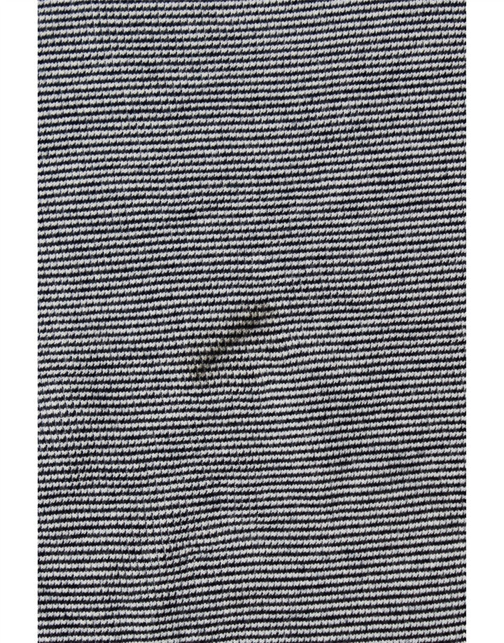 BONOBOS Mens Top Long Sleeve XL Blue Pinstripe Cotton