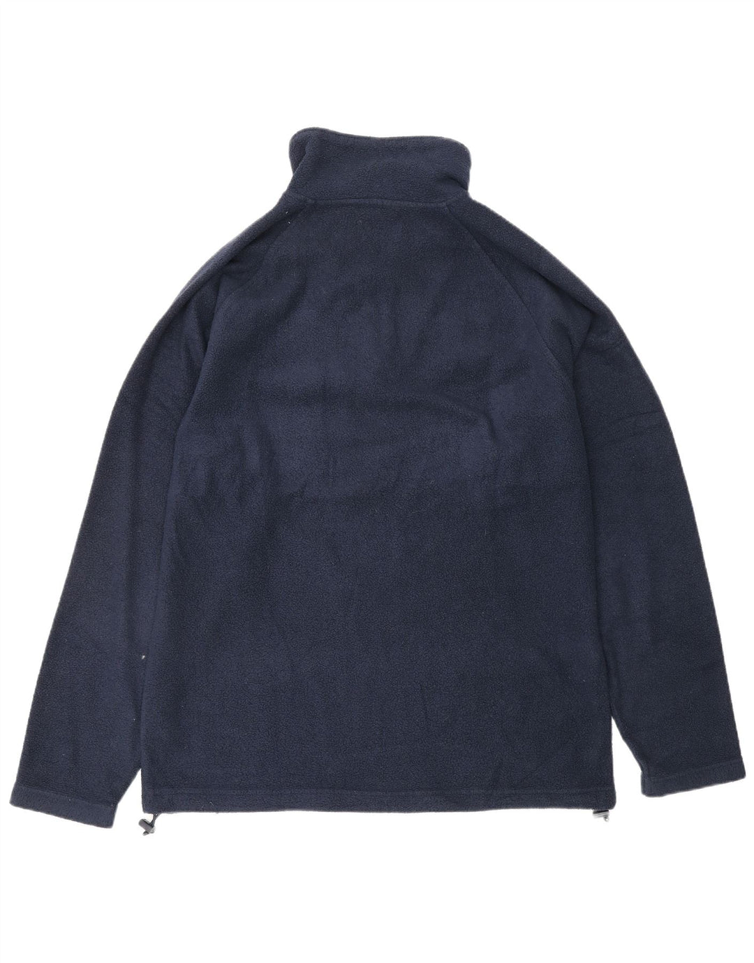 KAPPA Mens Zip Neck Fleece Jumper Medium Navy Blue
