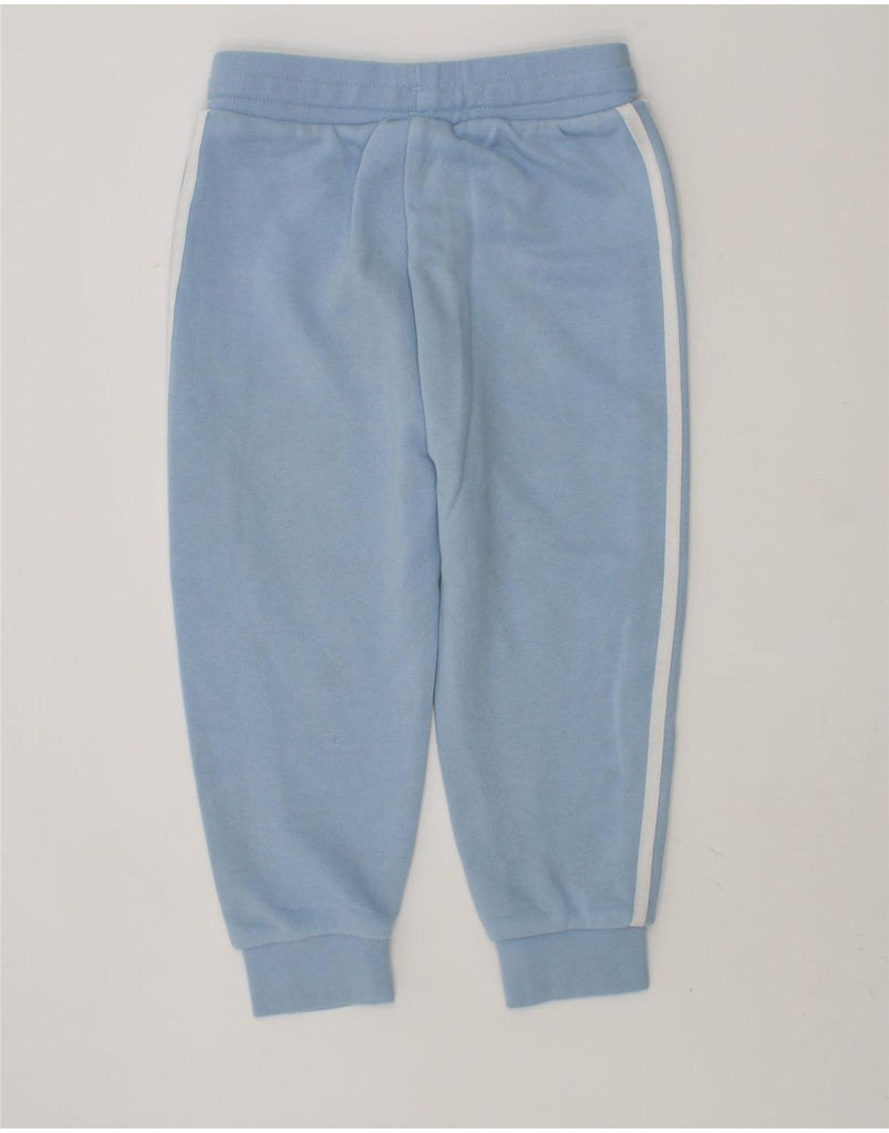 ADIDAS Girls Tracksuit Trousers Joggers 3-4 Years Blue Cotton Vintage Adidas and Second-Hand Adidas from Messina Hembry 