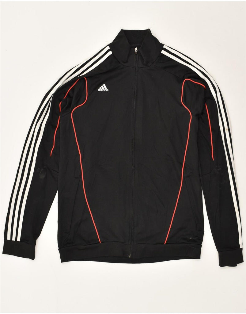 ADIDAS Mens Tracksuit Top Jacket Medium Black Polyester | Vintage Adidas | Thrift | Second-Hand Adidas | Used Clothing | Messina Hembry 