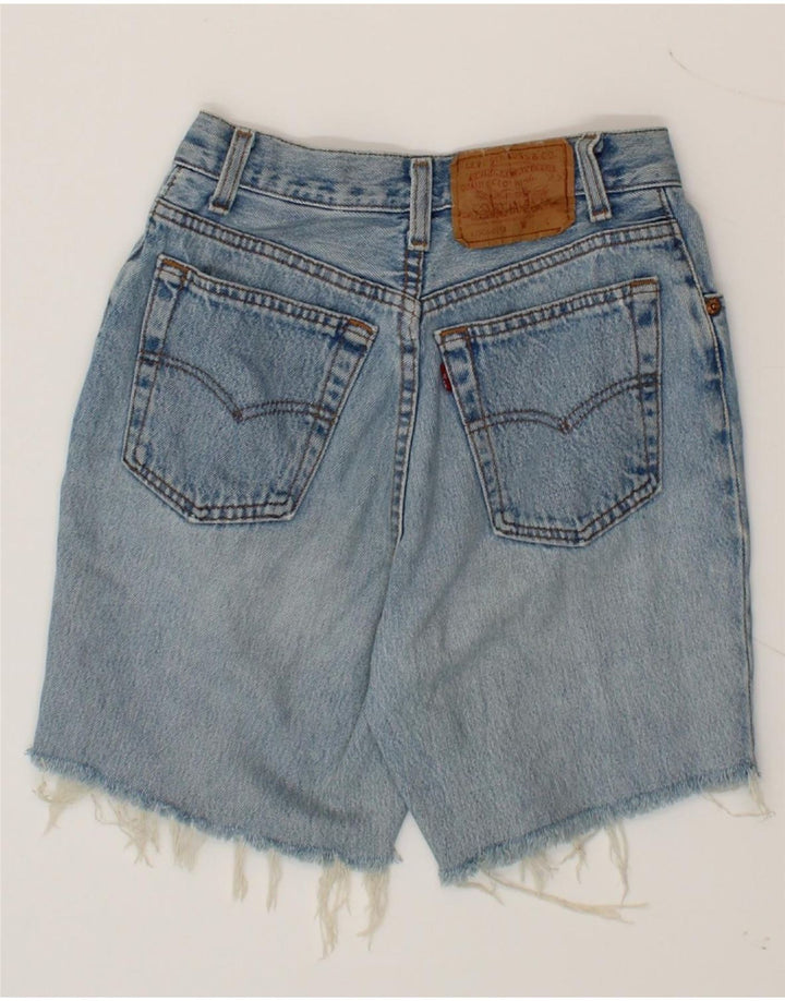 LEVI'S Womens Denim Shorts Medium W26  Blue Vintage Levi's and Second-Hand Levi's from Messina Hembry 