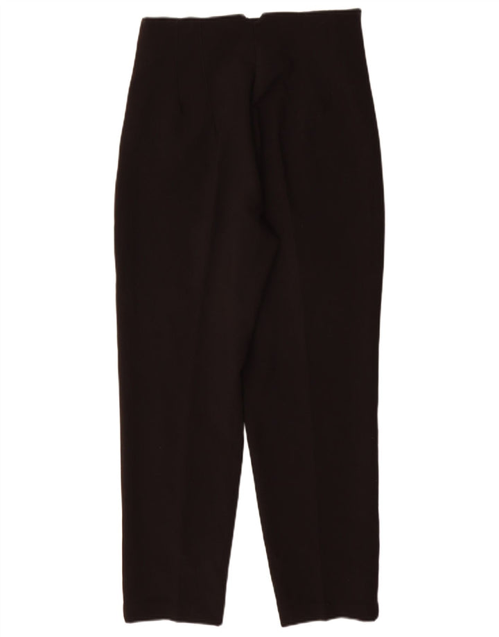 Zara Womens Tapered Chino Trousers Medium W28 L27 Black Polyester