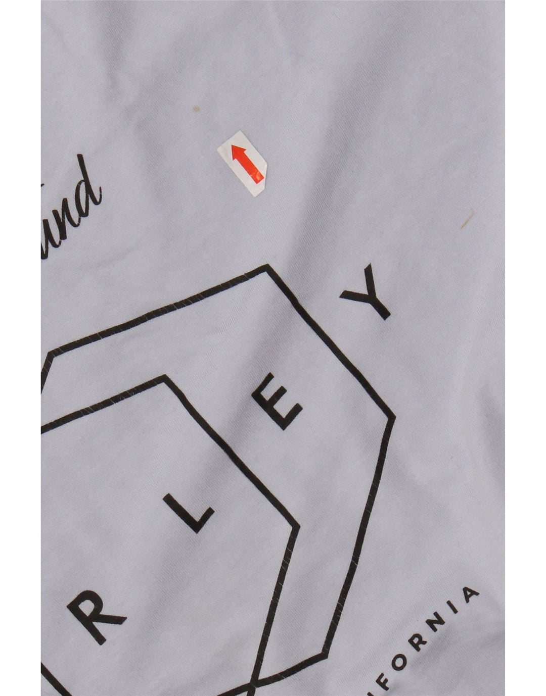 HURLEY Mens Graphic T-Shirt Top Medium Blue Cotton