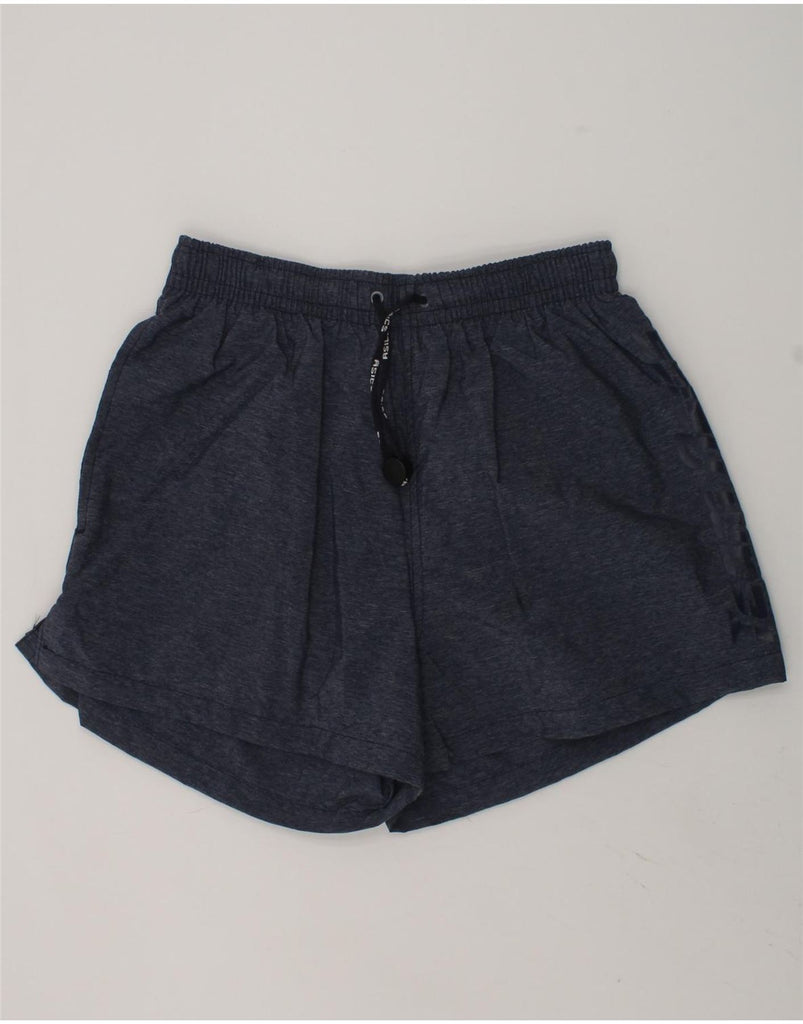 ASICS Boys Sport Shorts 8-9 Years Small  Navy Blue Polyamide | Vintage Asics | Thrift | Second-Hand Asics | Used Clothing | Messina Hembry 