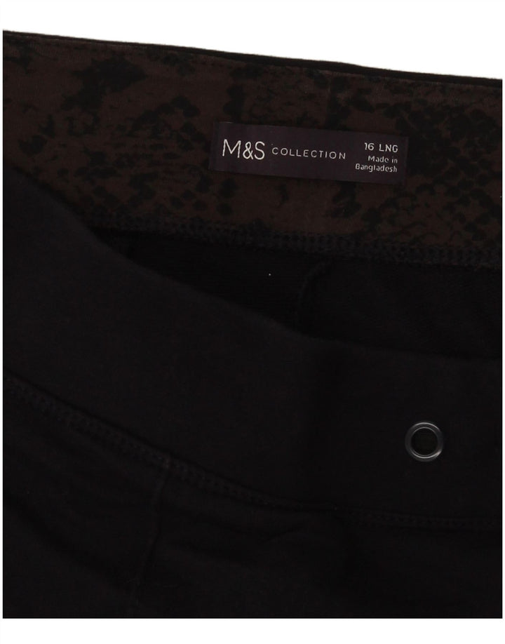 Marks & Spencer Womens Tracksuit Trousers UK 16 Large Navy Blue