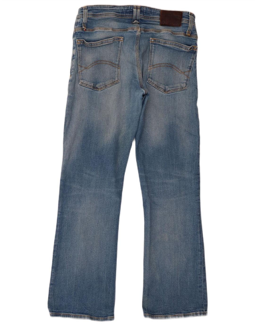 Tommy Hilfiger Mens Bootcut Jeans W32 L30 Blue Cotton