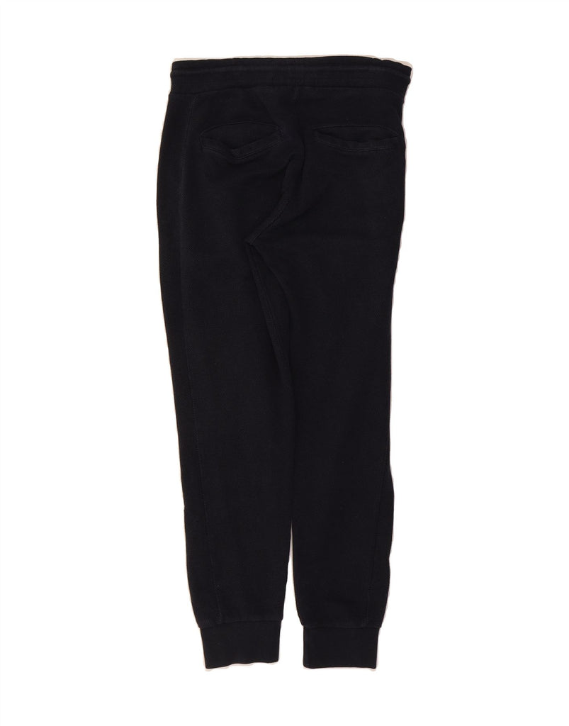 ZARA Womens Tracksuit Trousers Joggers UK 14 Medium  Navy Blue Cotton Vintage Zara and Second-Hand Zara from Messina Hembry 