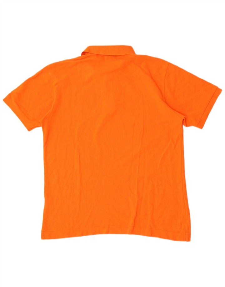Invicta Mens Polo Shirt IT 50 Medium Orange Cotton