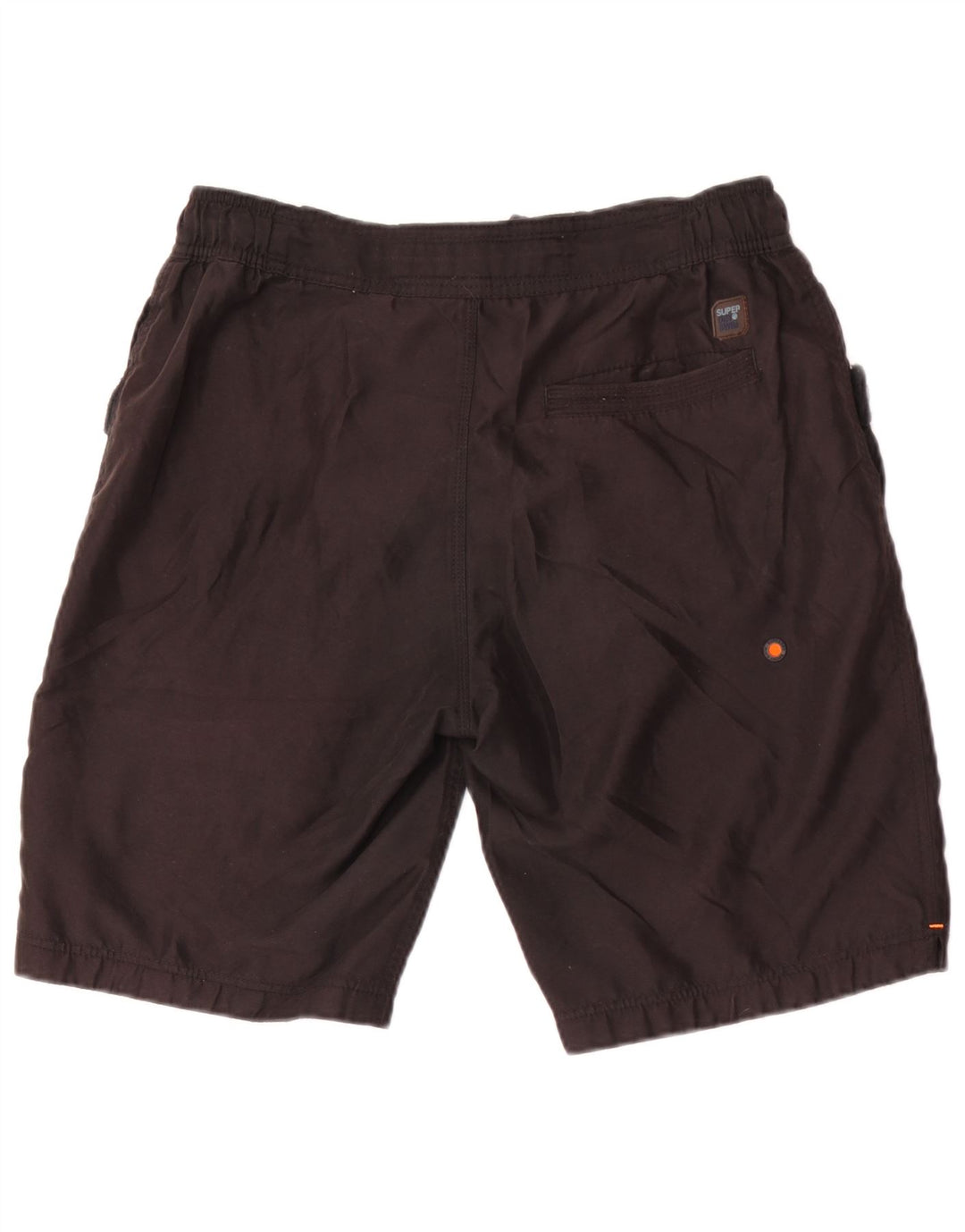 Superdry Mens Graphic Swimming Shorts Medium  Black Polyester