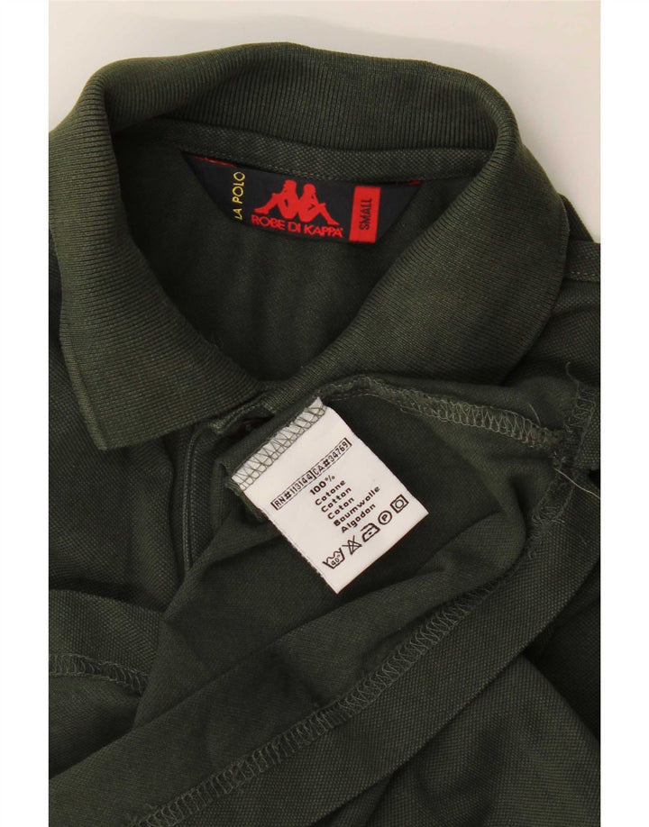 Kappa Mens Polo Shirt Small Khaki Cotton
