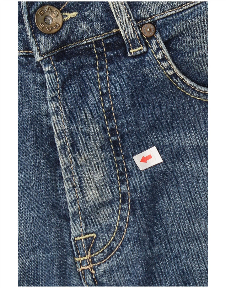 Gas Mens Denim Shorts W31 Medium Blue Cotton