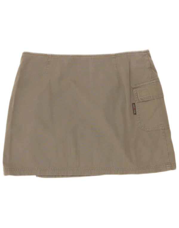 Think Pink Womens Wrap Skirt IT 44 Medium W30 Grey Cotton