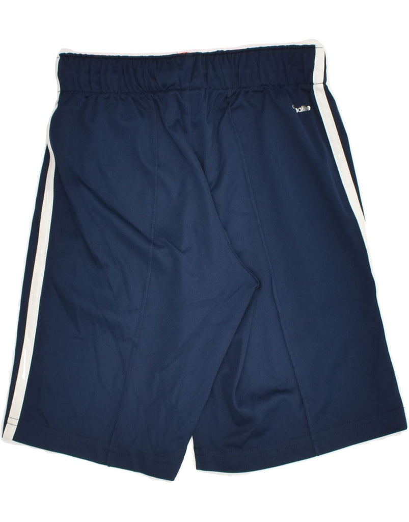 ADIDAS Boys Climalite Sport Shorts 7-8 Years Navy Blue Polyester | Vintage Adidas | Thrift | Second-Hand Adidas | Used Clothing | Messina Hembry 