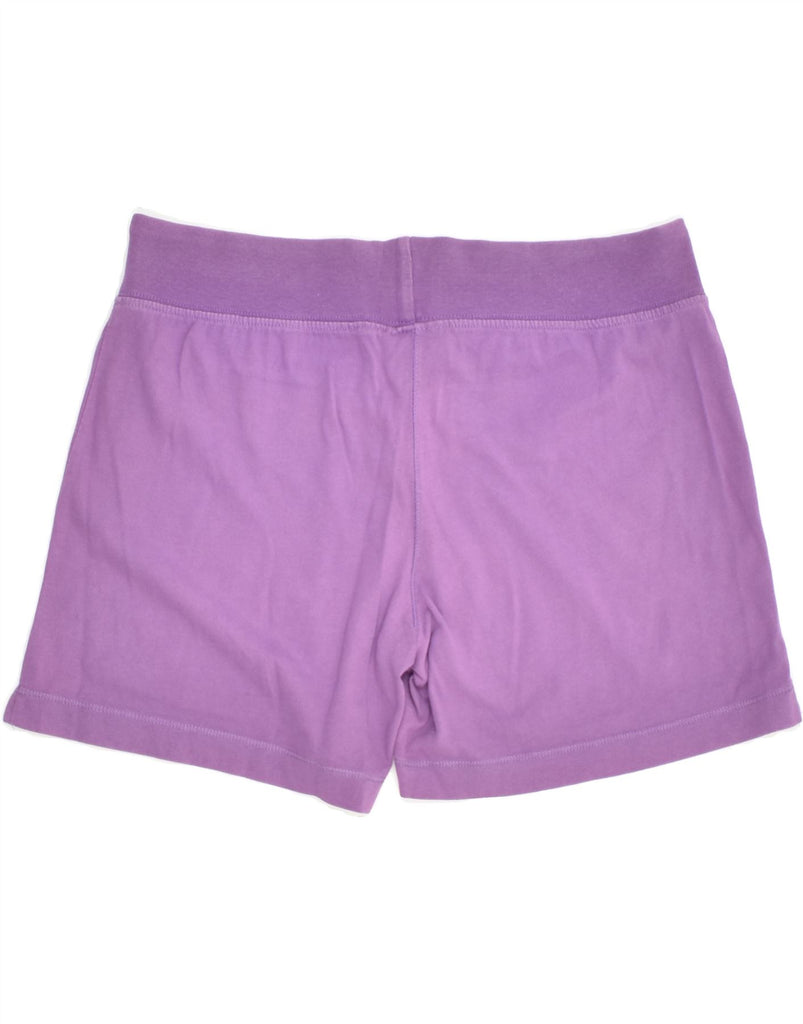 CHAMPION Womens Sport Shorts UK 14 Large Purple | Vintage Champion | Thrift | Second-Hand Champion | Used Clothing | Messina Hembry 