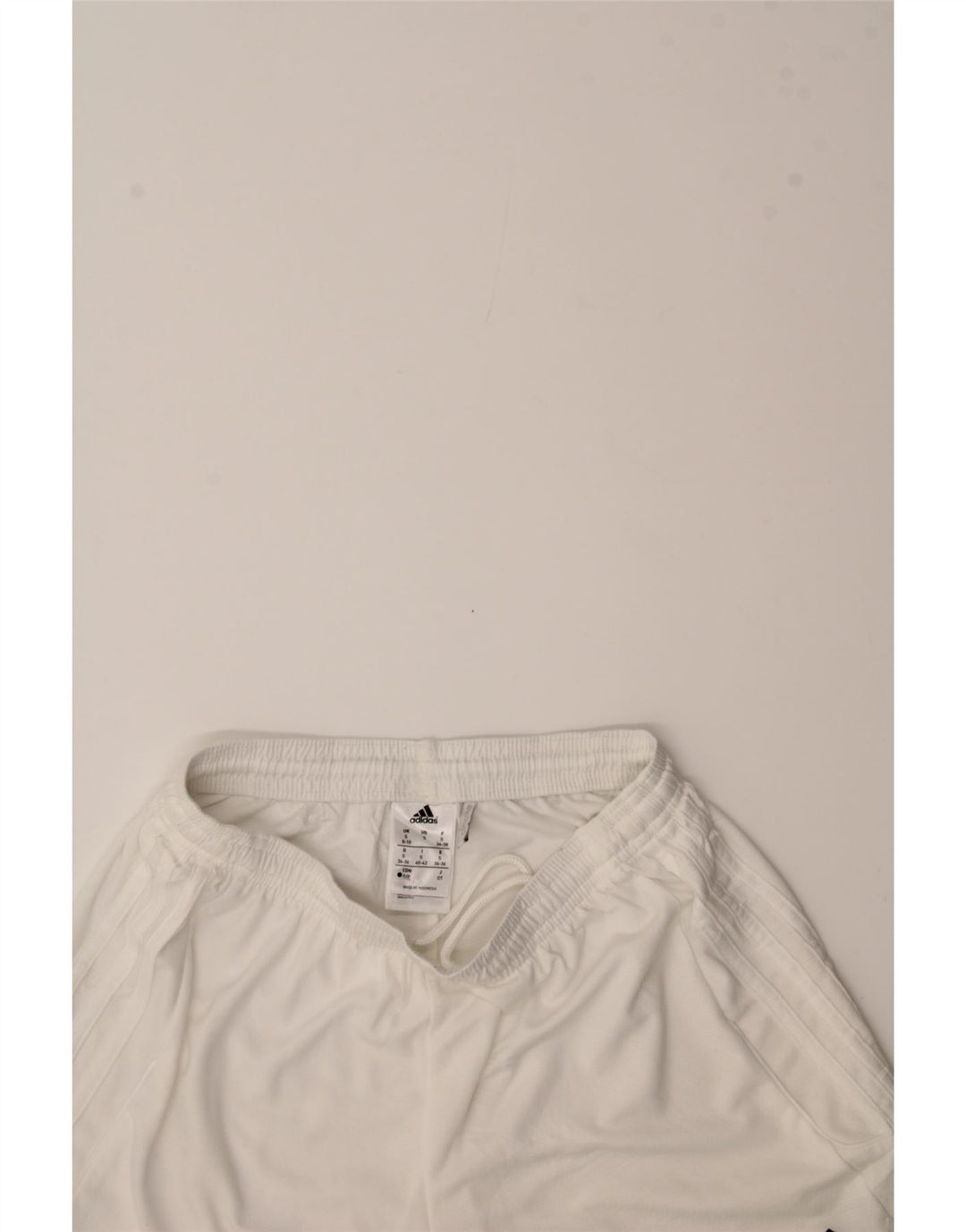ADIDAS Womens Climalite Sport Shorts UK 8/10 Small White Polyester Vintage Adidas and Second-Hand Adidas from Messina Hembry 
