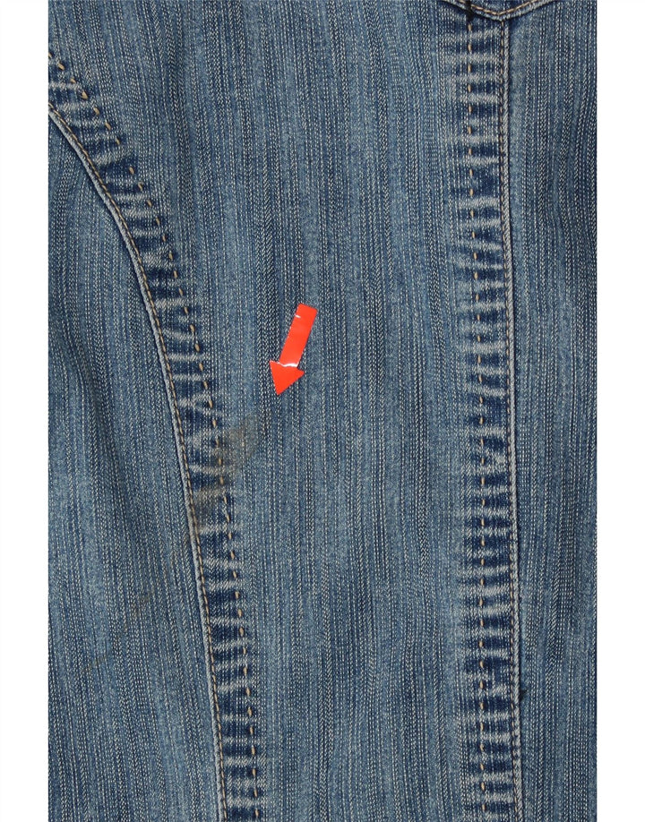 PACO Womens Denim Jacket UK 14 Medium Blue Cotton Vintage Paco and Second-Hand Paco from Messina Hembry 