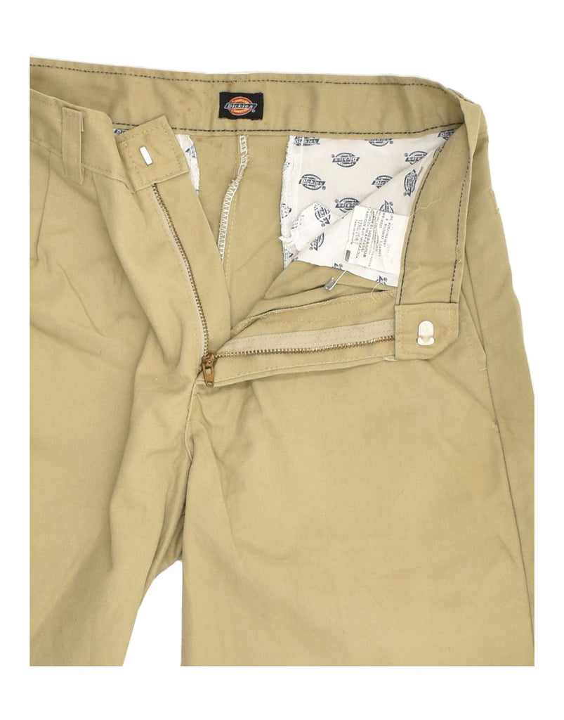 DICKIES Boys Chino Shorts 11-12 Years W25 Beige Polyester | Vintage Dickies | Thrift | Second-Hand Dickies | Used Clothing | Messina Hembry 