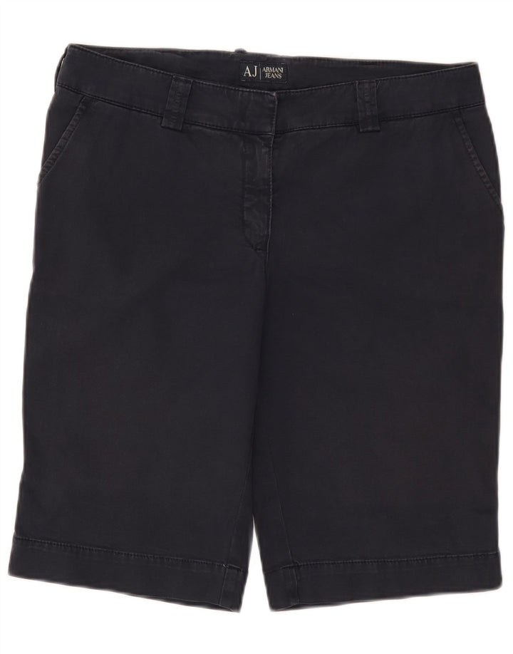 Armani Mens Chino Shorts W30 Medium Navy Blue