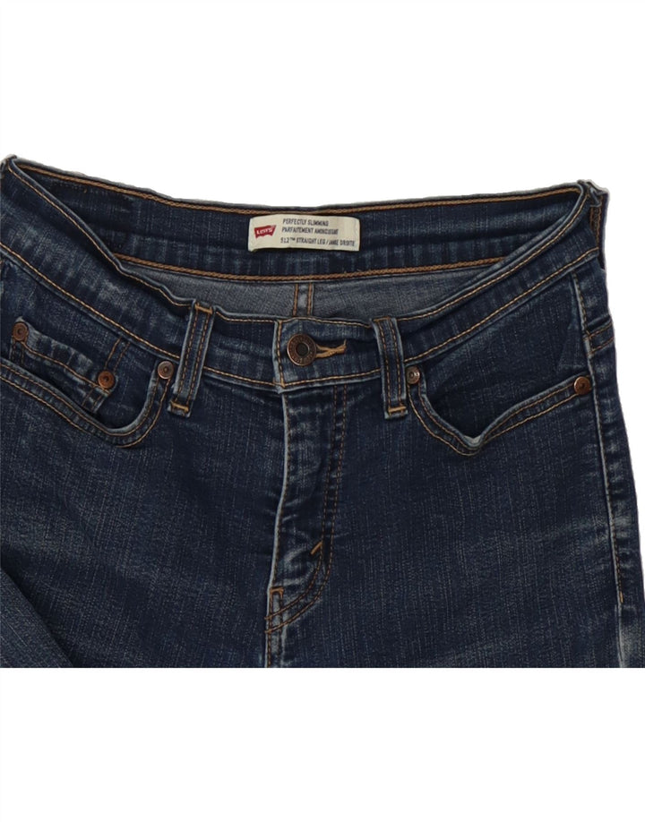 LEVI'S Womens 512 Perfectly Slimming Straight Jeans W28 L32 Blue Vintage Levi's and Second-Hand Levi's from Messina Hembry 