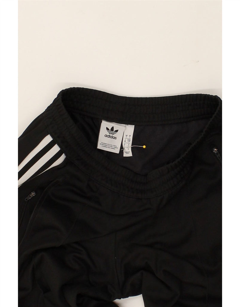 ADIDAS Mens Tracksuit Trousers Small Black Polyester | Vintage Adidas | Thrift | Second-Hand Adidas | Used Clothing | Messina Hembry 