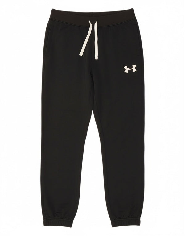 Under Armour Boys Tracksuit Trousers Joggers 11-12 Years Large Black