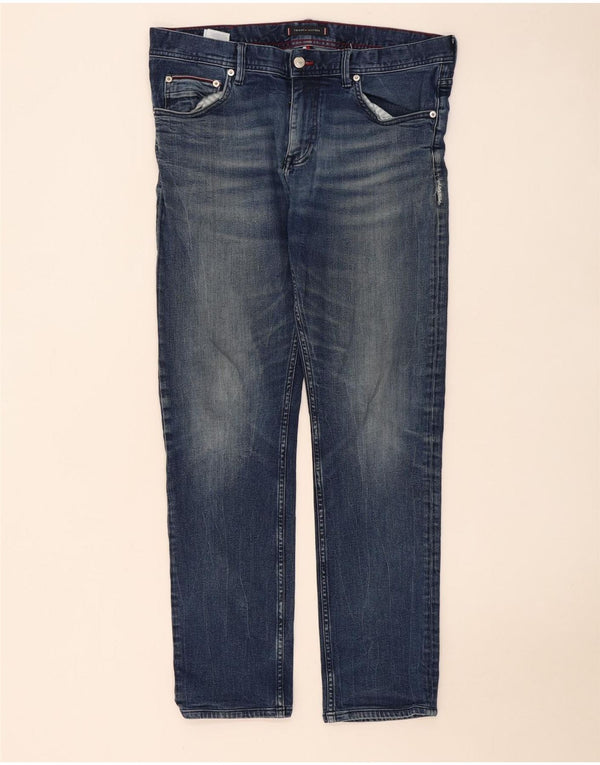 Tommy Hilfiger Mens Bleecker Slim Jeans W34 L32 Blue Cotton