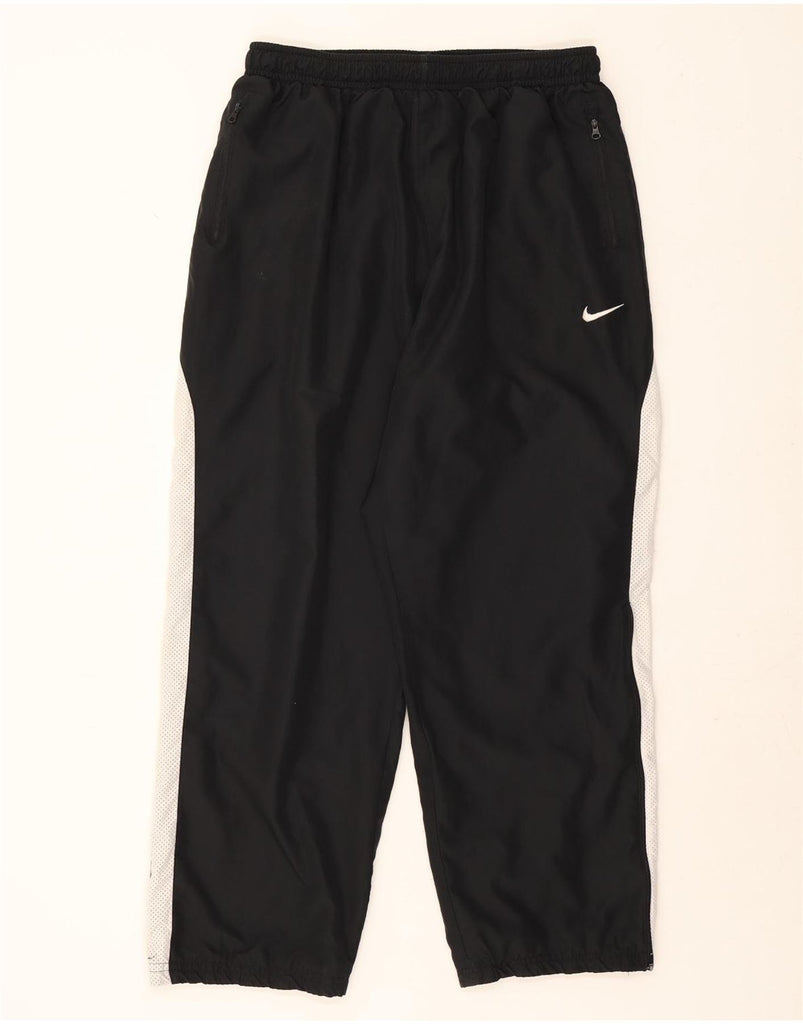 NIKE Mens Tracksuit Trousers XL Black Colourblock Vintage Nike and Second-Hand Nike from Messina Hembry 
