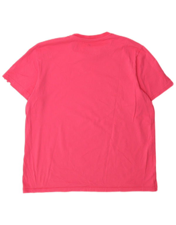 Adidas Womens T-Shirt Top UK 16/18 Large Pink