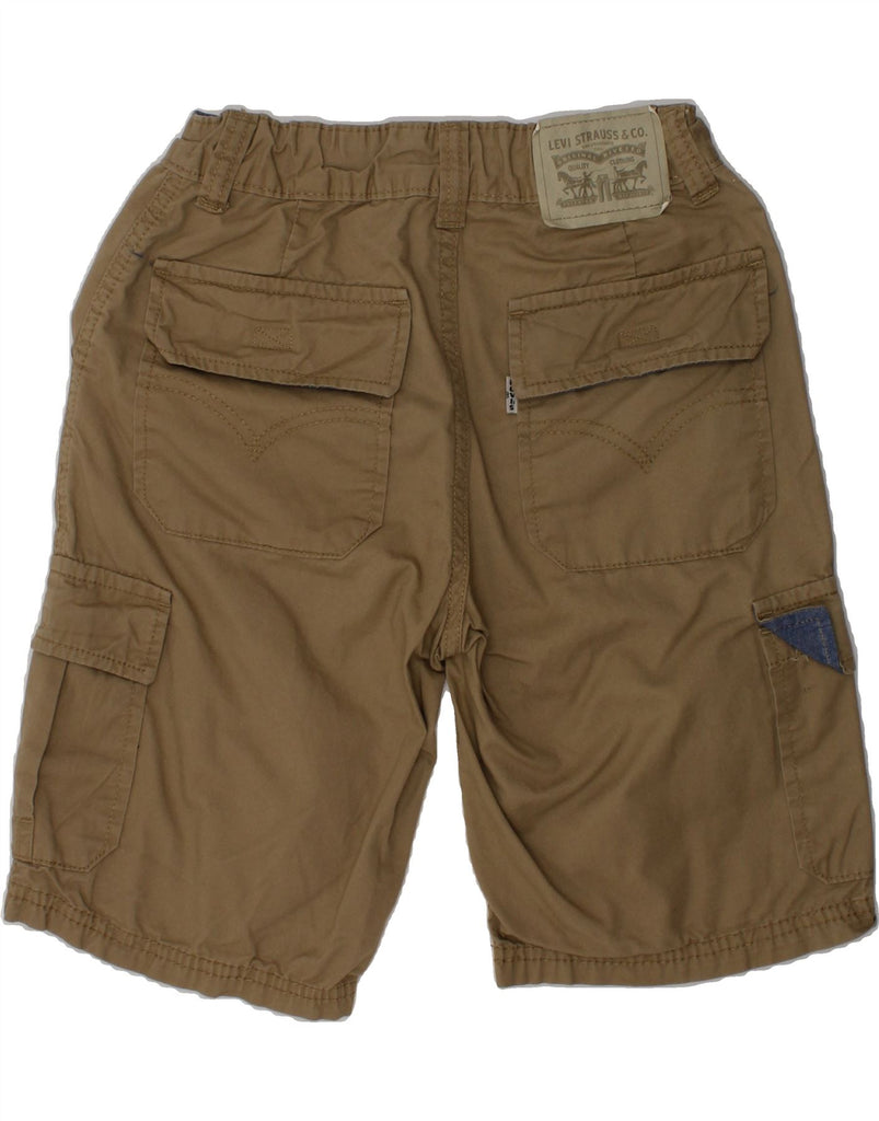 LEVI'S Boys Cargo Shorts 7-8 Years W24  Brown Cotton | Vintage Levi's | Thrift | Second-Hand Levi's | Used Clothing | Messina Hembry 