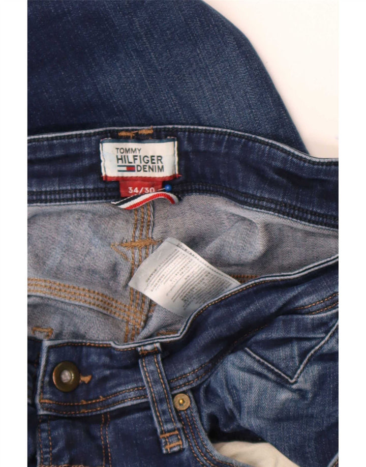 Tommy Hilfiger Mens Ryan Bootcut Jeans W34 L30 Blue Cotton