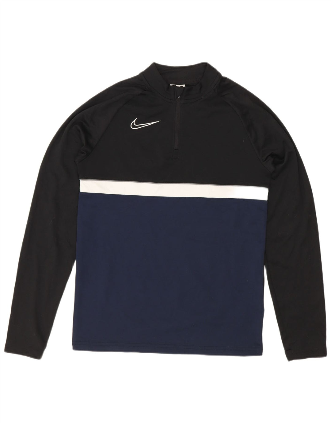 Nike Boys Dri Fit Pullover Tracksuit Top 12-13 Years Large Black