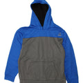 REEBOK Boys Hoodie Jumper 14-15 Years Large  Blue Colourblock Polyester Vintage Reebok and Second-Hand Reebok from Messina Hembry 
