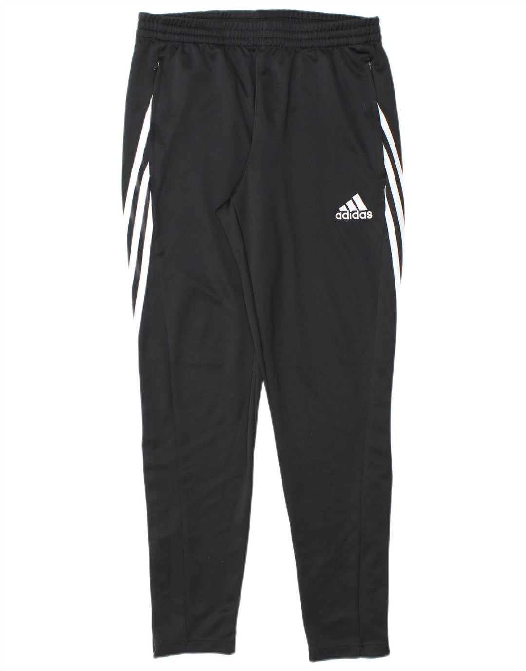Adidas Mens Climalite Tracksuit Trousers Medium Black Polyester
