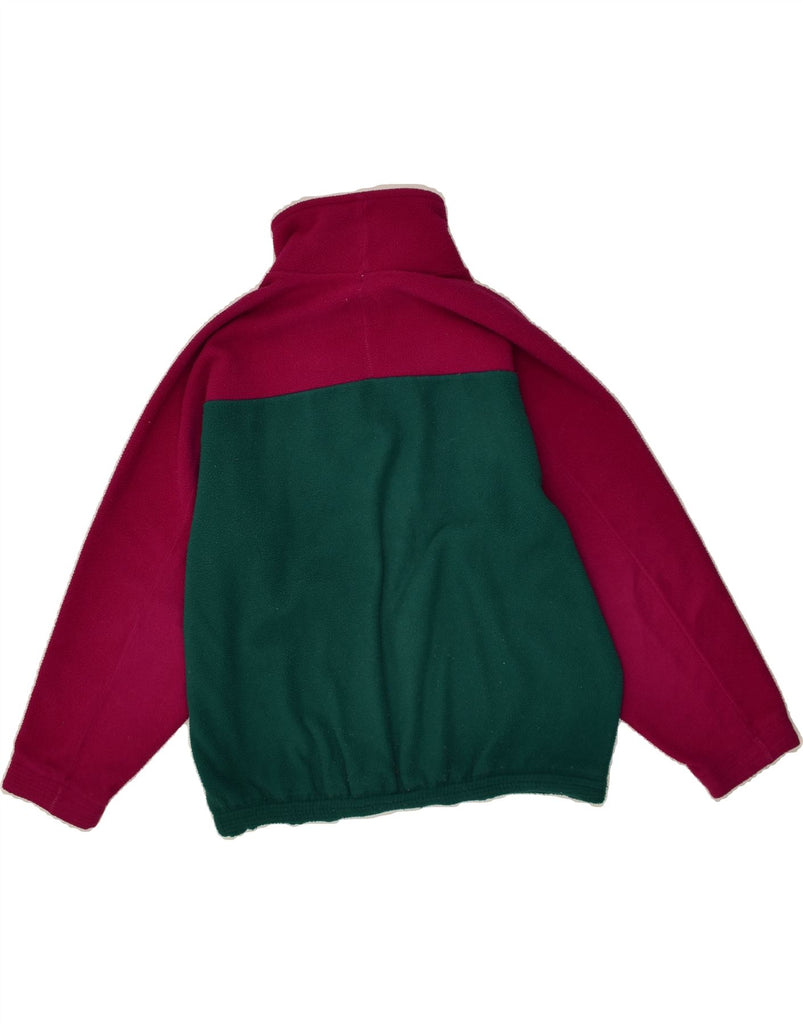 THINK PINK Girls Oversized Zip Neck Fleece Jumper 13-14 Years Green | Vintage Think Pink | Thrift | Second-Hand Think Pink | Used Clothing | Messina Hembry 