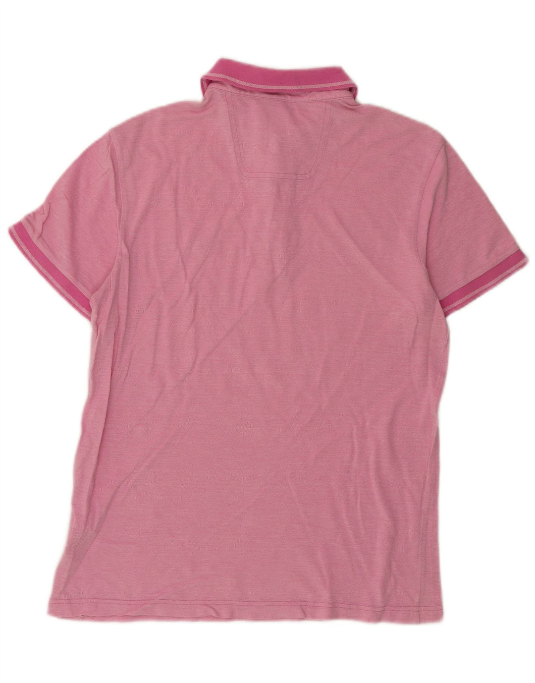 Hugo Boss Mens Regular Fit Polo Shirt Medium Pink Flecked Cotton
