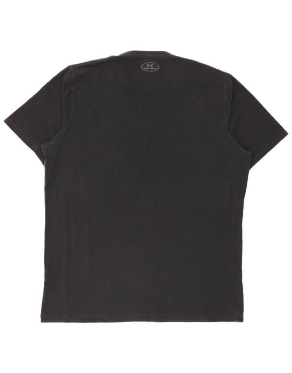 Under Armour Mens Heat Gear Graphic T-Shirt Top XL Black