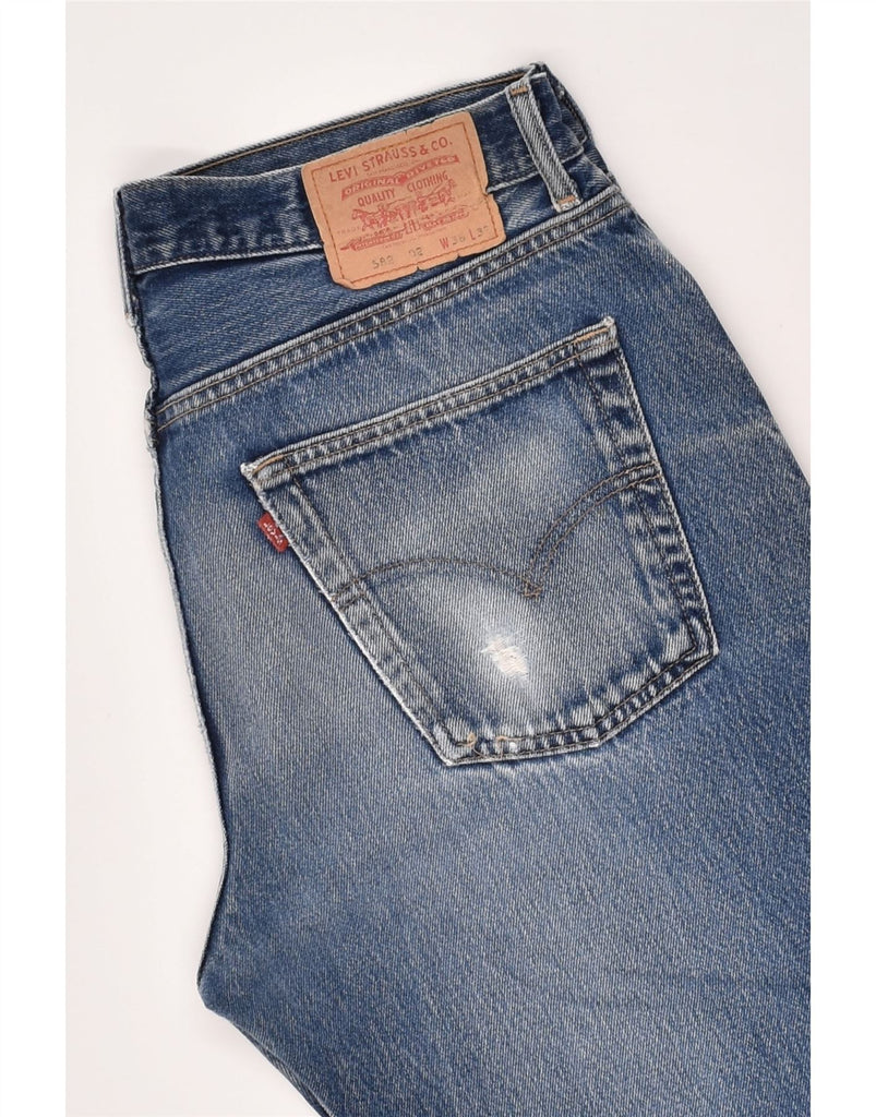 LEVI'S Mens 582 Slim Jeans W36 L32  Blue Cotton | Vintage Levi's | Thrift | Second-Hand Levi's | Used Clothing | Messina Hembry 