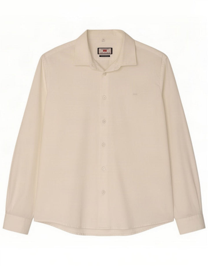 Carrera Mens Regular Shirt 3XL White Cotton